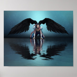 Poster black angel