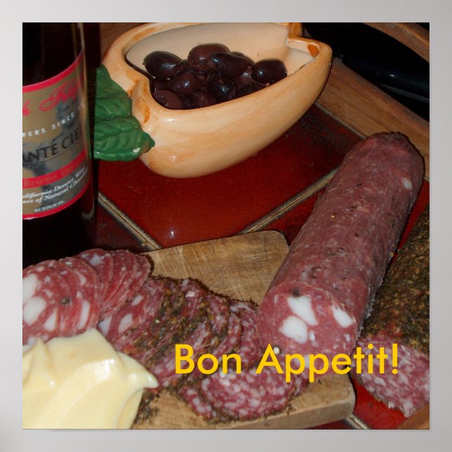Poster: "Bon Appetit!" Poster (Front)