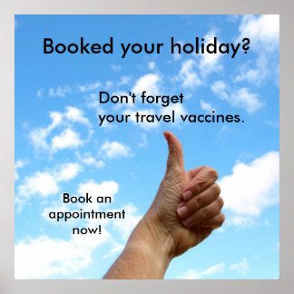 Poster - Booked your holiday?