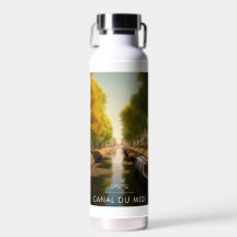 Poster Canal du Midi - France - illustration