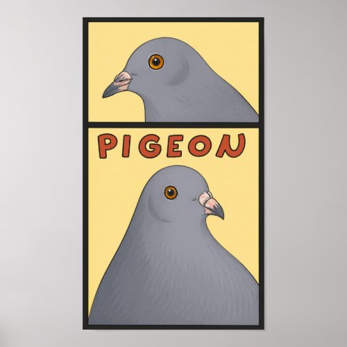 Poster Cartoon Dove