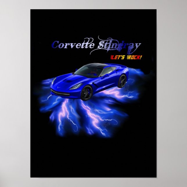 Poster: Chevy Corvette Poster (Front)