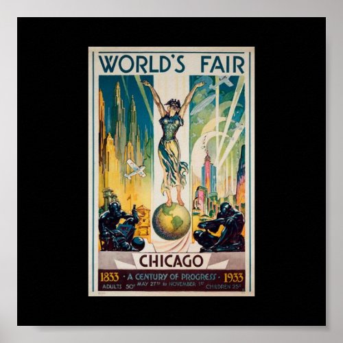 Poster_Chicago Worlds Fair_Century of Progress 3 Poster