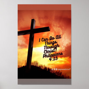 Poster Christian Bible verse