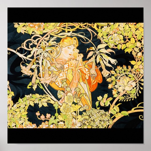 Poster-Classic Art-Mucha 1 Poster (Front)