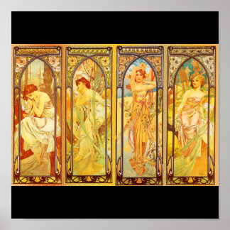 Poster-Classic Art-Mucha 9 Poster
