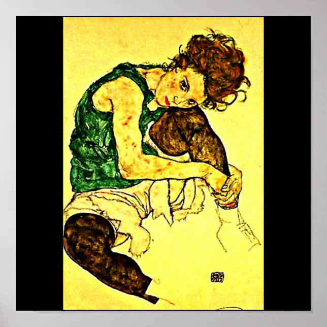 Poster-Classic/Vintage-Egon Schiele 39 Poster | Zazzle