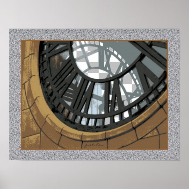 Poster-Clock Tower, Wellington, New Zealand Poster (Front)