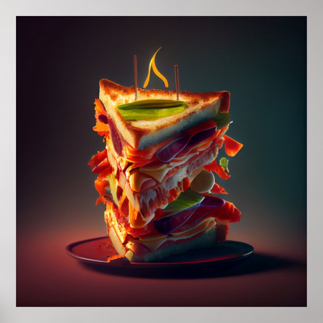 Poster club sandwich (Front)