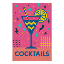 Poster Cocktails - Pop