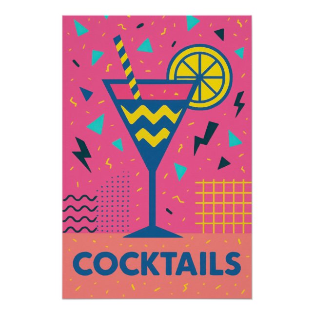 Poster Cocktails - Pop (Front)