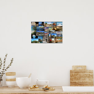 poster collage Mallorca 48x33cm