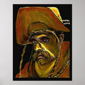 Poster Cowboy with Rope