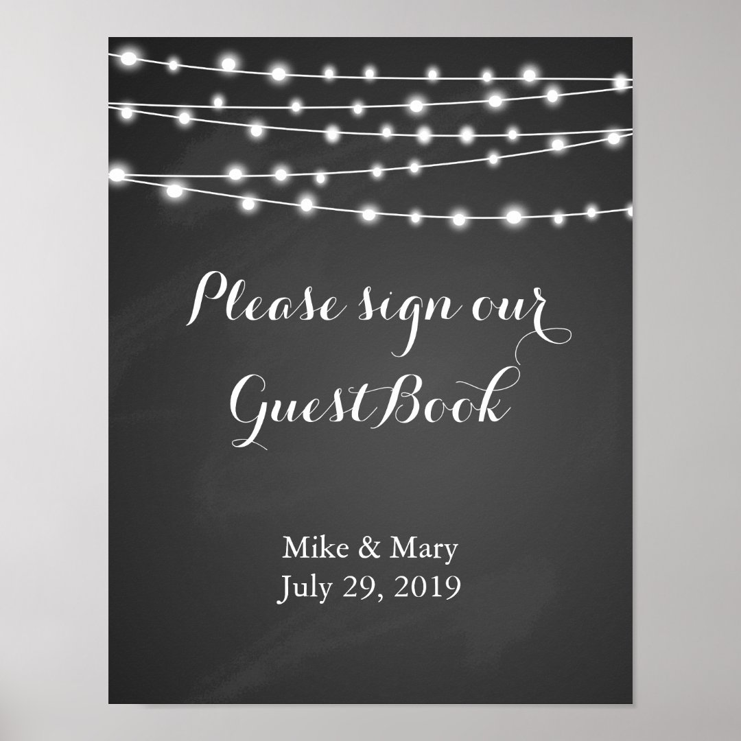 Poster Create your own Chalkboard print Zazzle