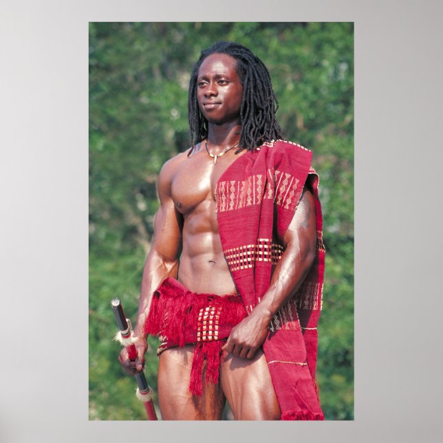 Poster, David Adomah as "The Afrikan" Poster (Front)
