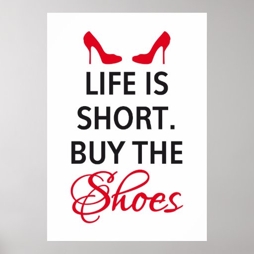 custom shoes zazzle short, shoes the Zazzle.com Poster Life buy design is