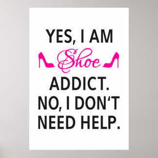 Poster design, Shoe addict