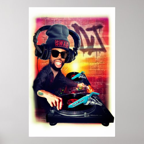 Poster DJ swag