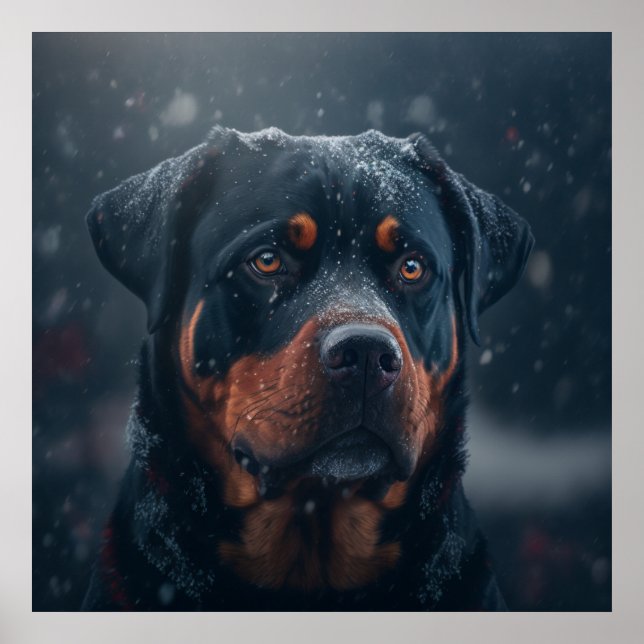 Poster dog rottweiler (Front)