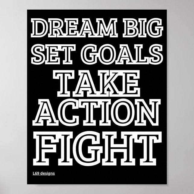 poster  "DREAM BIG..." (Front)