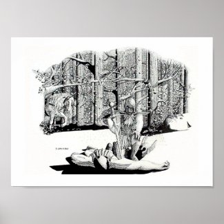 Poster - Fallen Comrade (black)