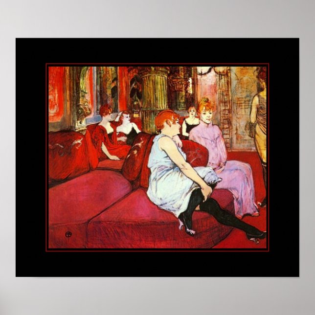 Poster Famous Artists Henri de Toulouse Lautrec (Front)