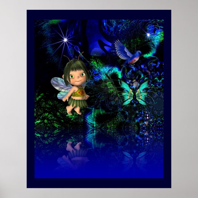 Poster Fantasy Art Star Angel Girl (Front)