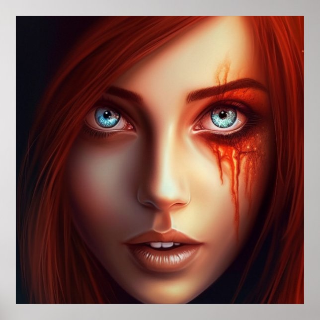 Poster Fille Super-Héros (Front)