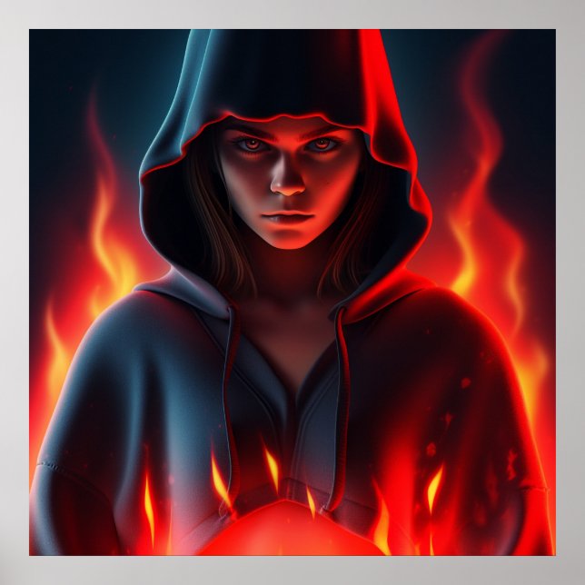 Poster Fille Super-Héros (Front)