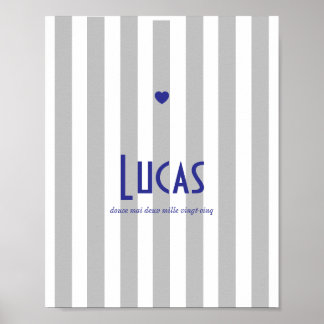 Poster first name riviera gray