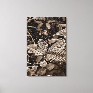 Poster Folhas - Green Canvas Print