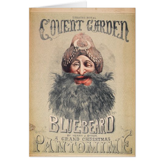 Poster for a Christmas pantomime Card