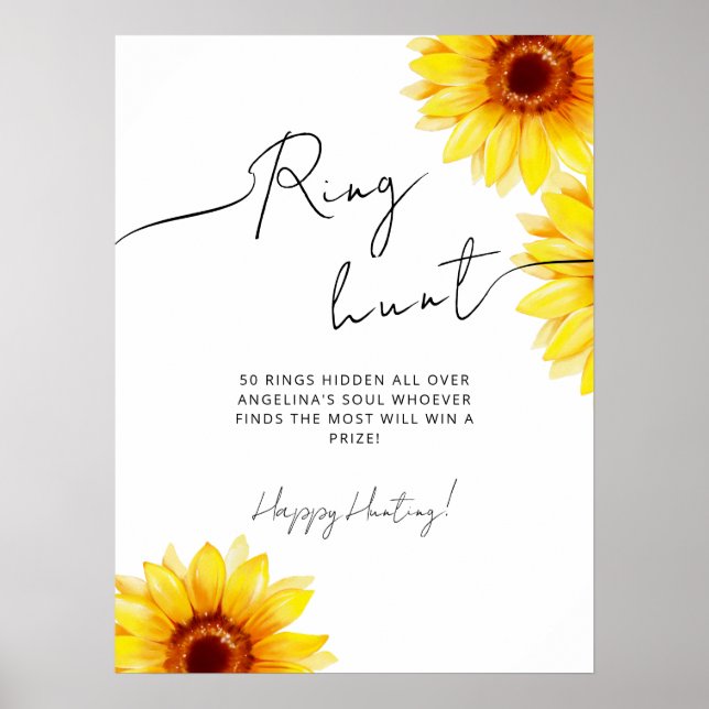 Poster for Bridal Shower (Front)