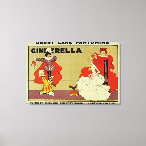 Poster for Cinderella Canvas Print