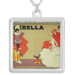 Poster for 'Cinderella' Silver Plated Necklace