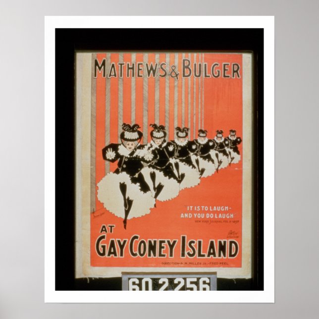 Poster for 'Mathews & Bulger' at Gay Coney Island (Front)