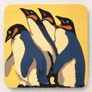 Poster For Subway Transportation To The London Zoo Beverage Coaster