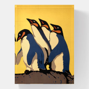 Poster For Subway Transportation To The London Zoo Paperweight