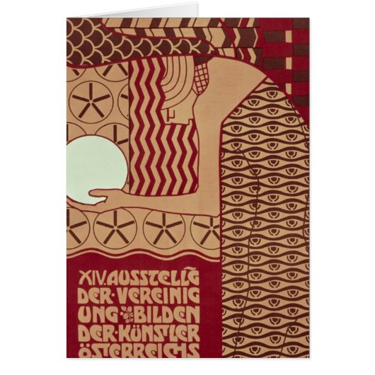 Poster for the 14th Exhibition of Vienna Cards (Front)