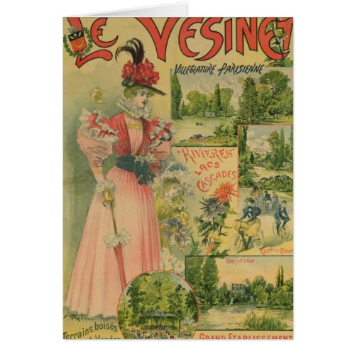 Poster for the Chemins de Fer de to Le Vesinet