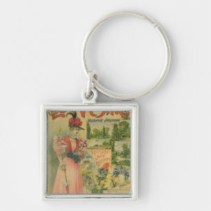 Poster for the Chemins de Fer de to Le Vesinet Keychain