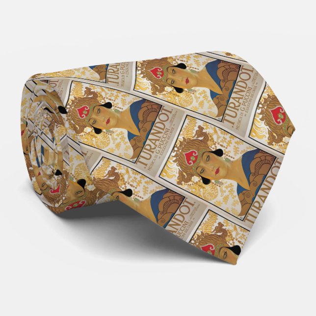 Poster for Turandot - Giacomo Puccini Neck Tie (Rolled)
