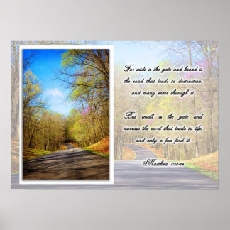 Poster - For Wide is the Gate..Narrow is the Path