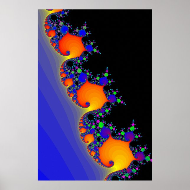 Poster: Fractal Spirals Poster (Front)