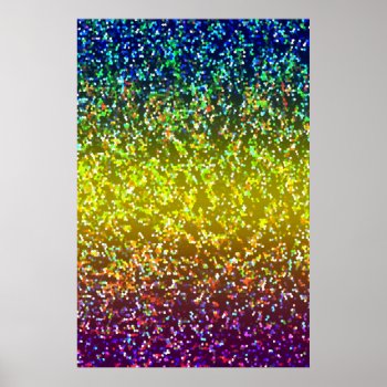 Poster Glitter Graphic Background by Medusa81 at Zazzle