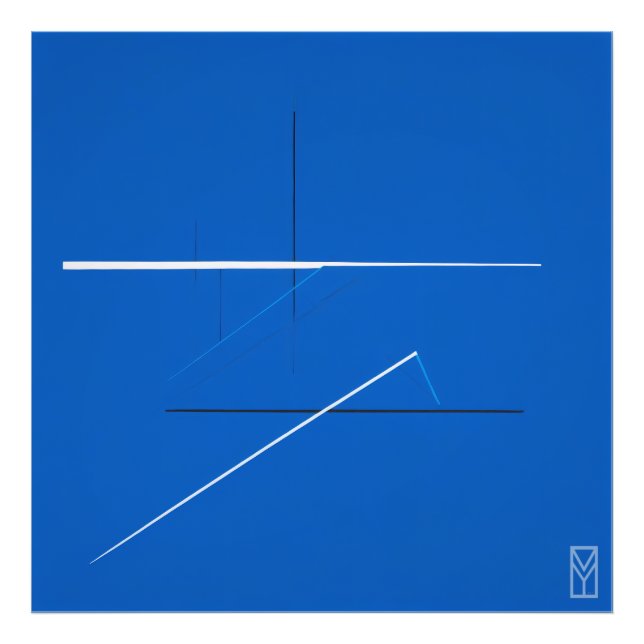 Poster Global Blue Screen: Kandinsky Art (Front)