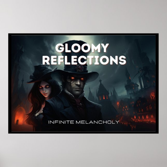 Poster Gloomy Reflections (Front)