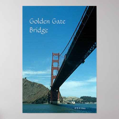 Poster _ Golden Gate Bridge