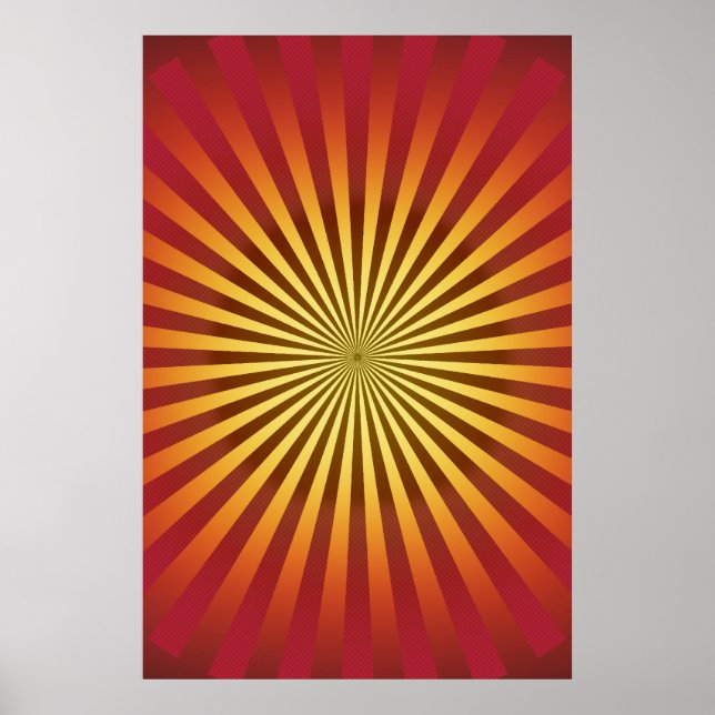 Poster: Gradient Lines: Psychedelic Artwork Poster (Front)