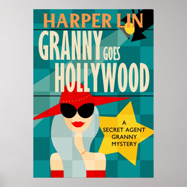 POSTER Granny Goes Hollywood by Harper Lin Book (Front)